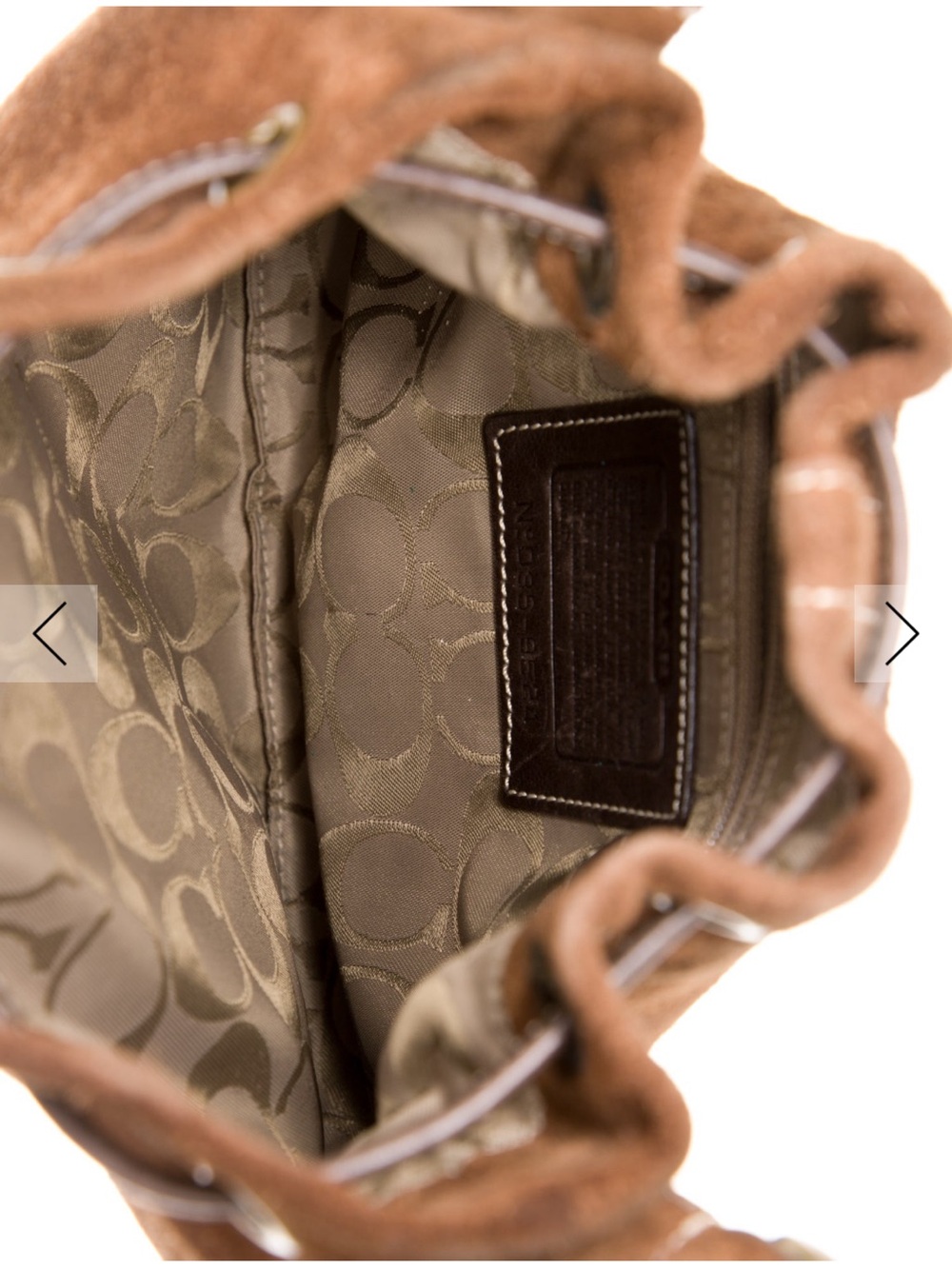 Coach Suede bucket bag - Picture 6 of 11
